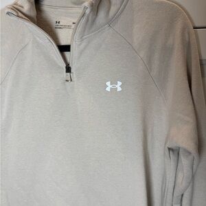 Under Armour Light Tan Quarter-Zip Pullover